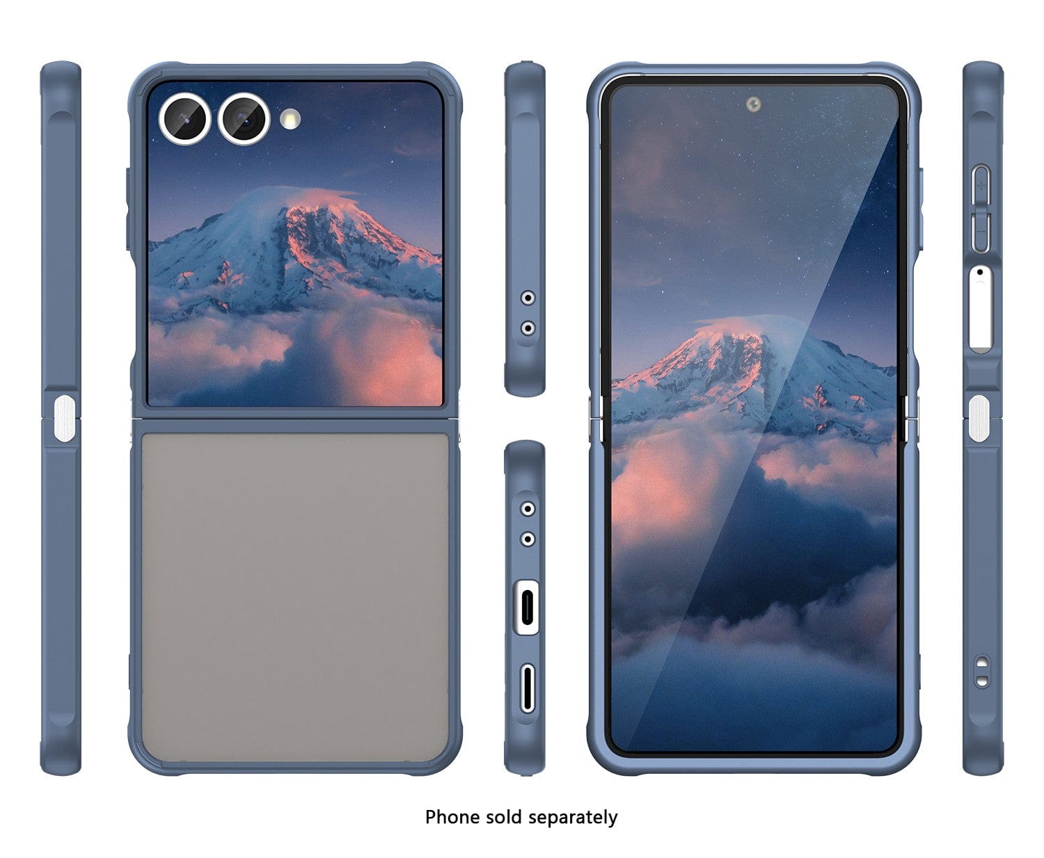 SAHARA - Samsung Galaxy Z Flip7 Semi Transparent Case - Anti-Slip Grip, Slim Design | Venture Series