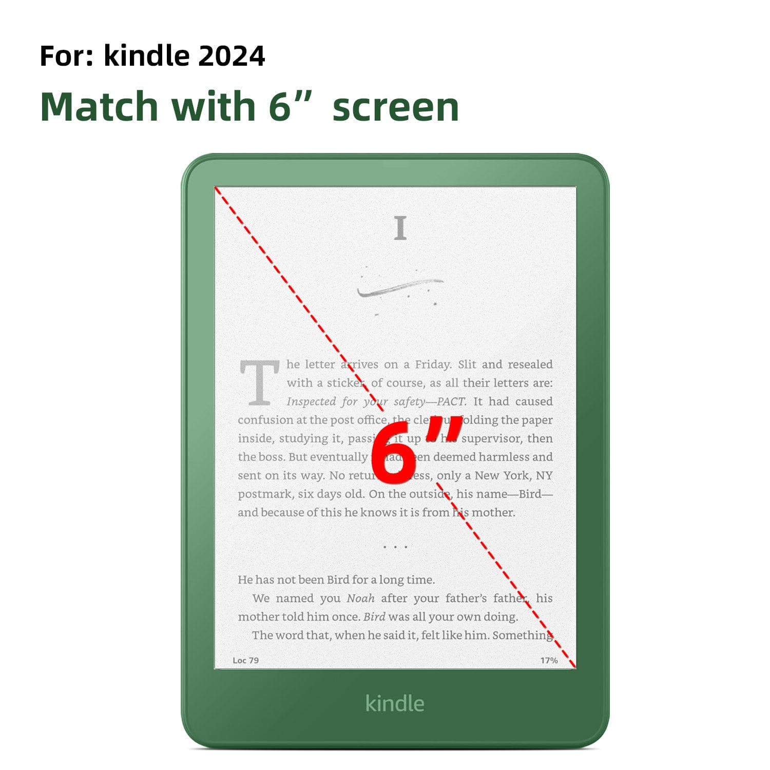SAHARA - ZeroDamage Tempered Glass Screen Protector - Amazon Kindle 2024