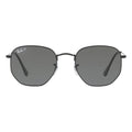 Ray-Ban Hexagonal Black Green Polarised Sunglasses RB3548N