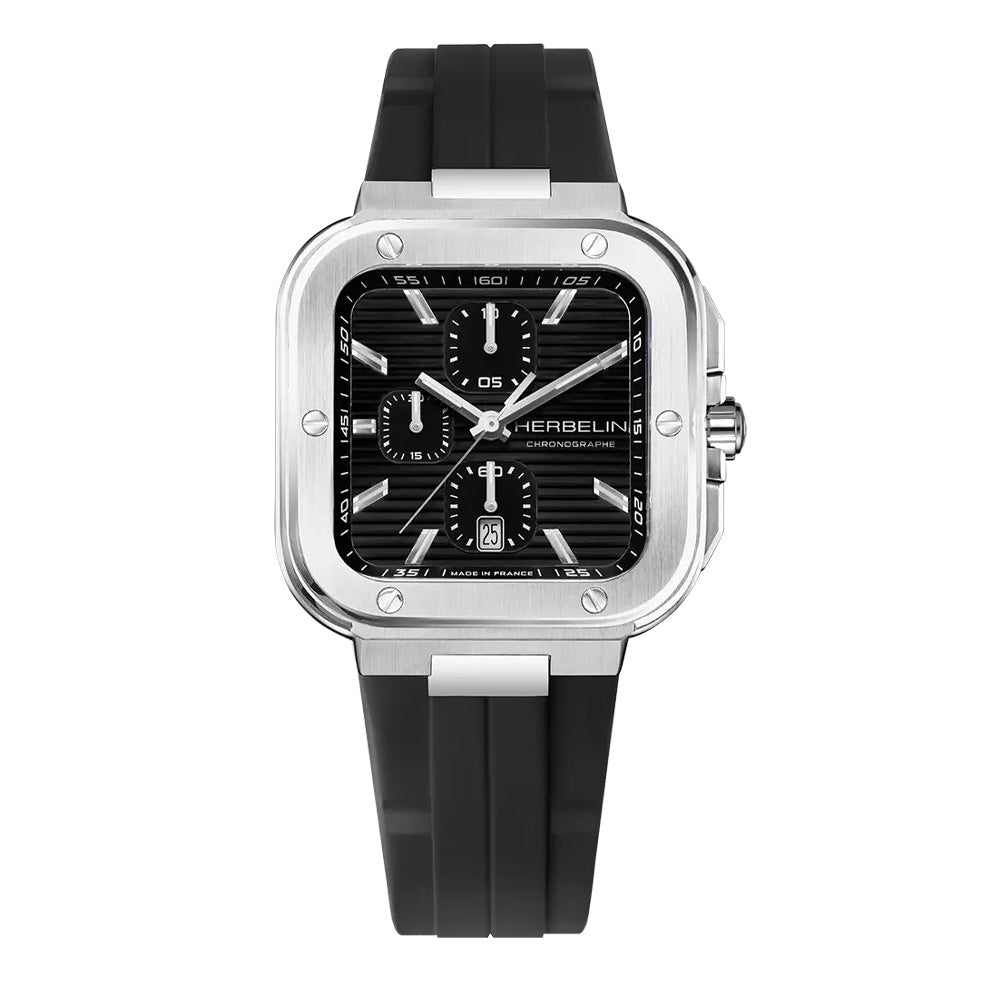 Herbelin Cap Camarat Chronograph Men's Black Watch