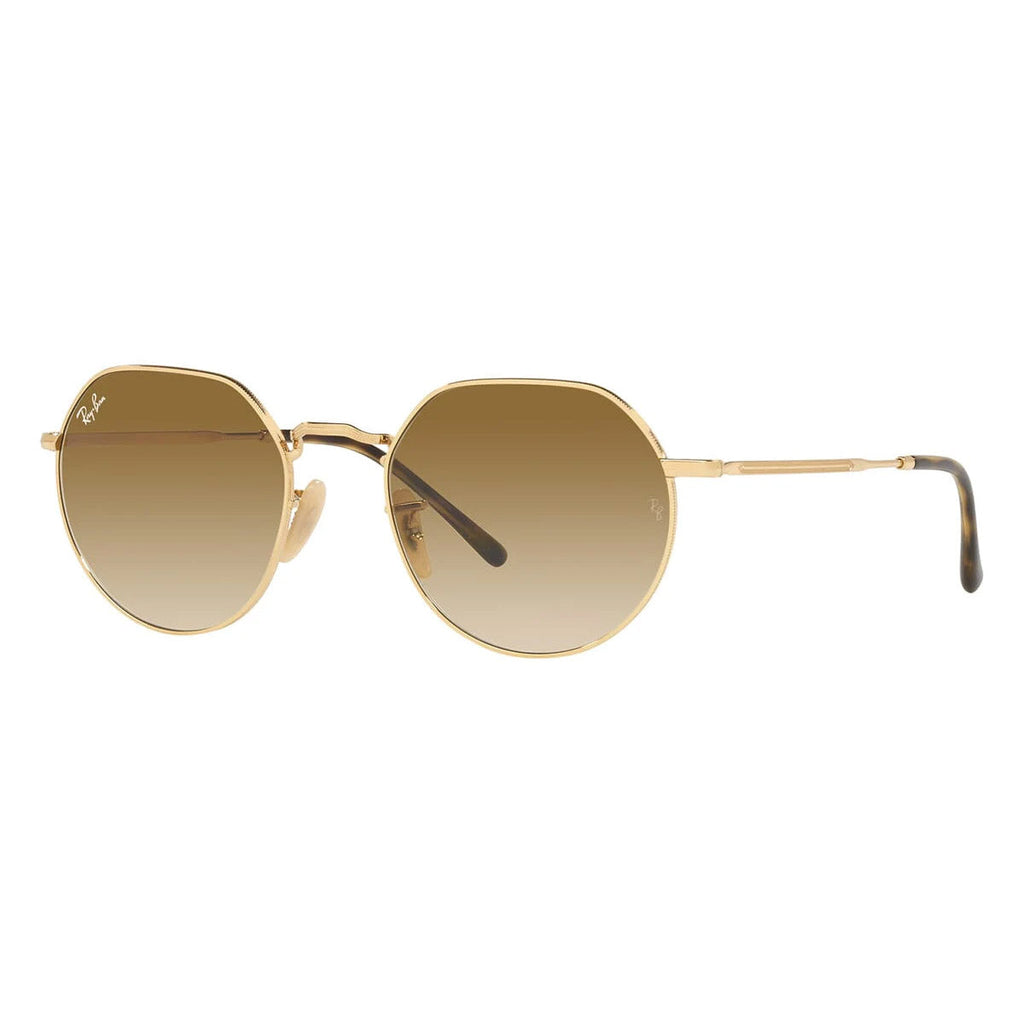 Ray-Ban Jack Gold Brown Gradient Sunglasses RB3565