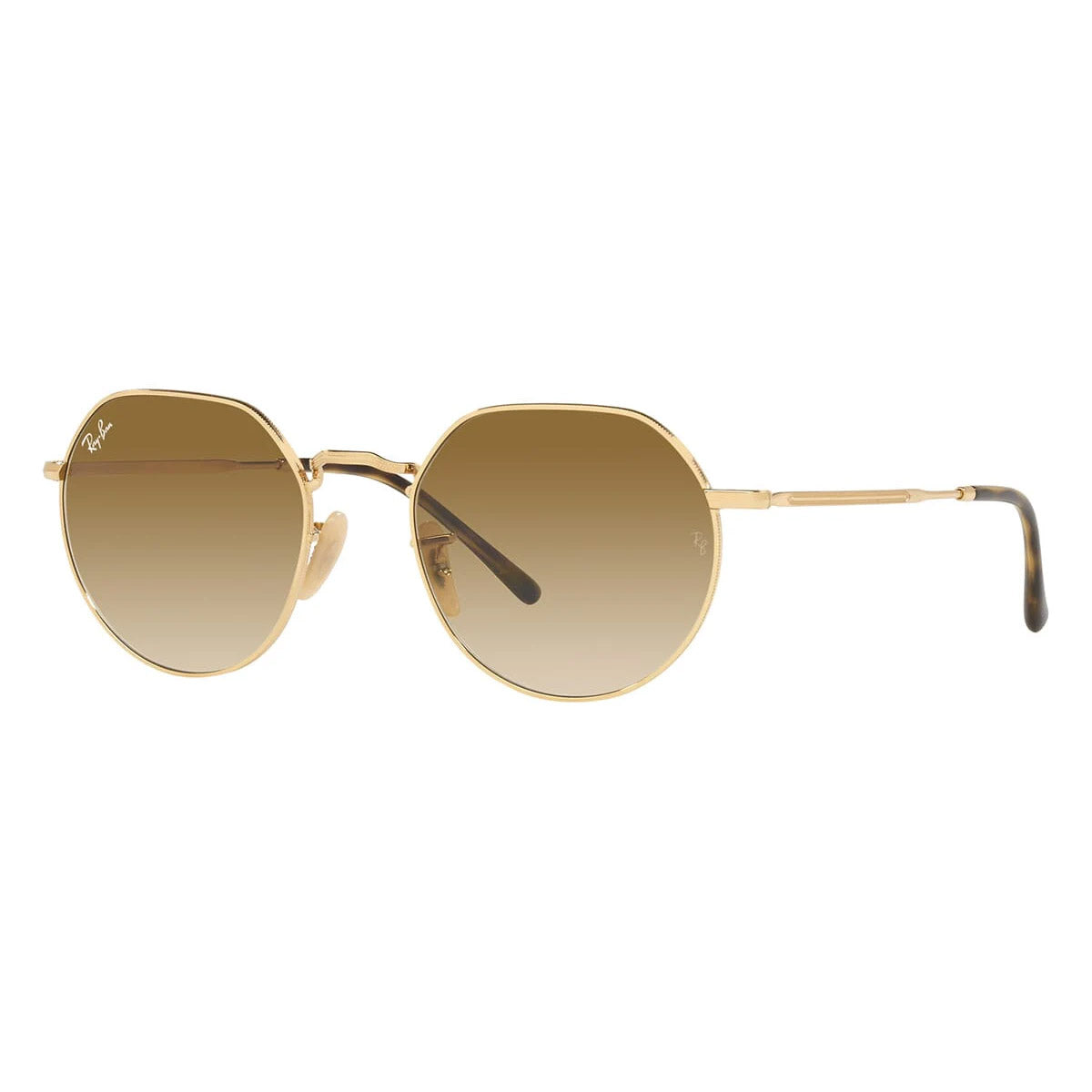 Ray-Ban Jack Gold Brown Gradient Sunglasses RB3565