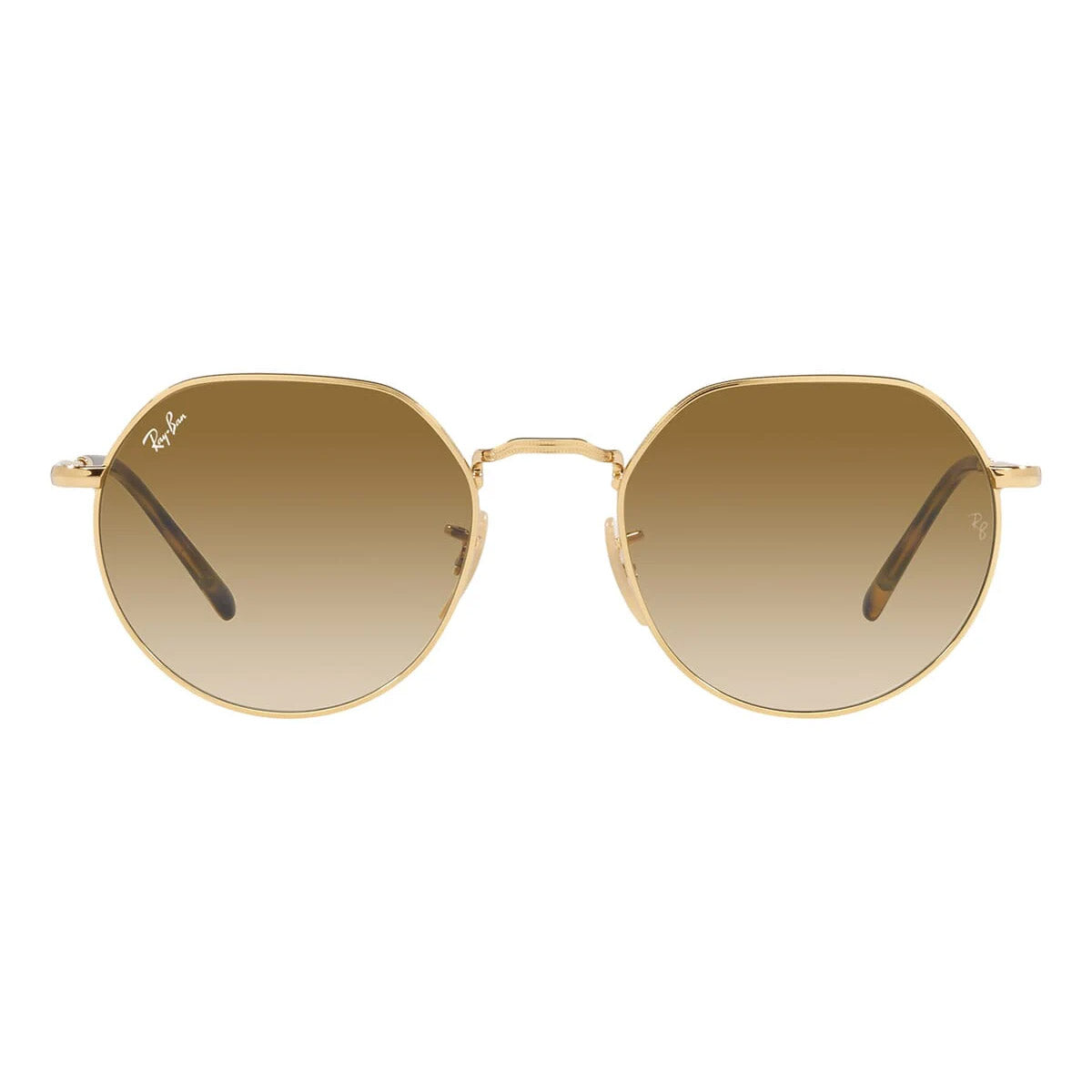 Ray-Ban Jack Gold Brown Gradient Sunglasses RB3565