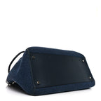 Felt Calfskin Oversized Iris Weekend Bag Midnight