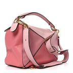 Calfskin Large Puzzle Bag Soft Pink