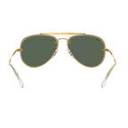 Ray-Ban Gold Green Blaze Aviator Sunglasses RB3584N