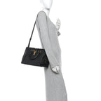 Calfskin Small Classic Y Cabas Black
