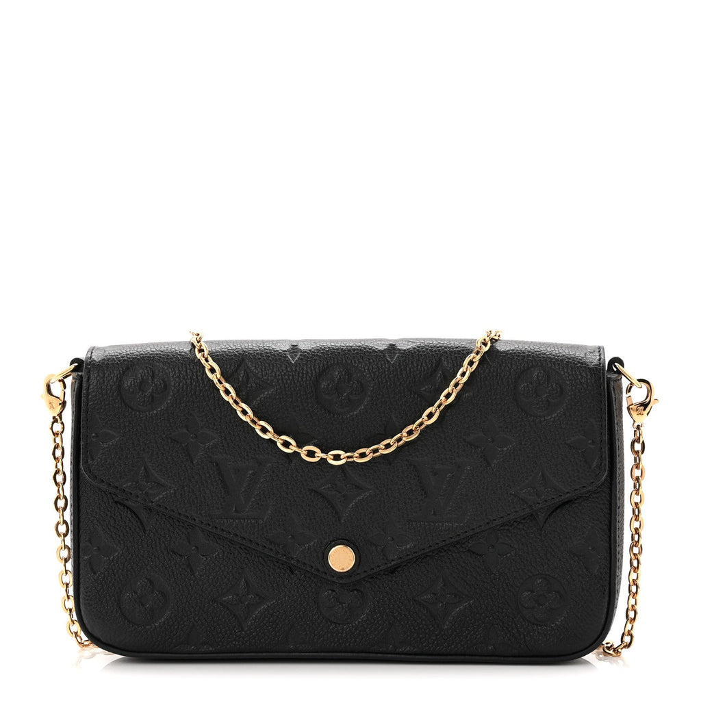 Empreinte Pochette Felicie Chain Wallet Black