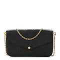 Empreinte Pochette Felicie Chain Wallet Black