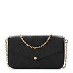Empreinte Pochette Felicie Chain Wallet Black