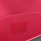 Monogram 2021 Christmas Animation Hollywood Pochette Felicie Chain Wallet Fuchsia