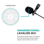 Movo WMX-1-UL Wireless USB and USB-C Lavalier Microphone System for Computers