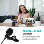Movo uLav-L Lav Omnidirectional Mic for USB-C