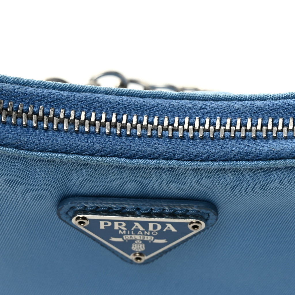 Tessuto Nylon Saffiano Mini Re-Edition 2000 Shoulder Bag Pervinca