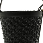 Nappa Intrecciato Small JJ Bucket Bag Black