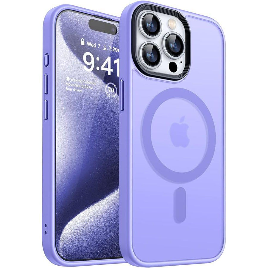 Entronix [Magnetic] Compatible with iPhone 16 Pro - Translucent Frosted Matte