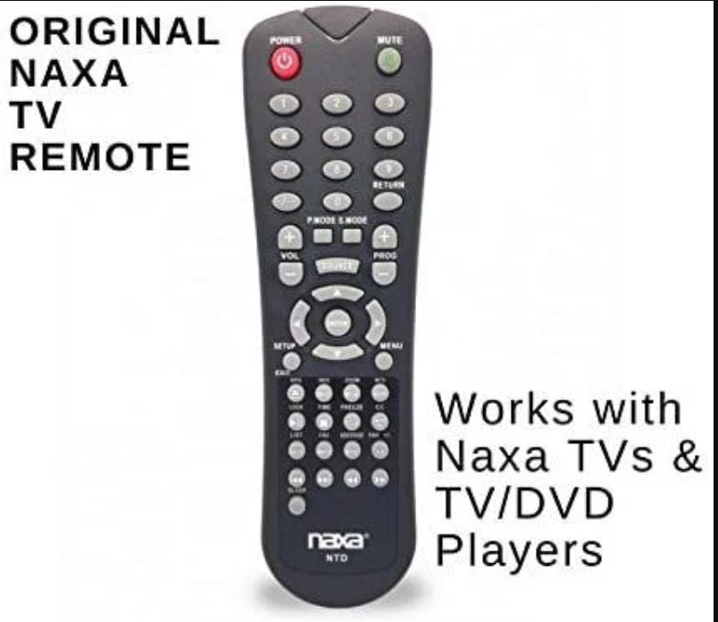 Original Replacement Remote Control for  NT and NTD Model 12 Volt TVs and TV/DVD Combo Players
