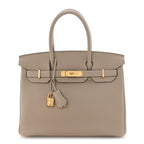 Togo Birkin 30 Gris Tourterelle