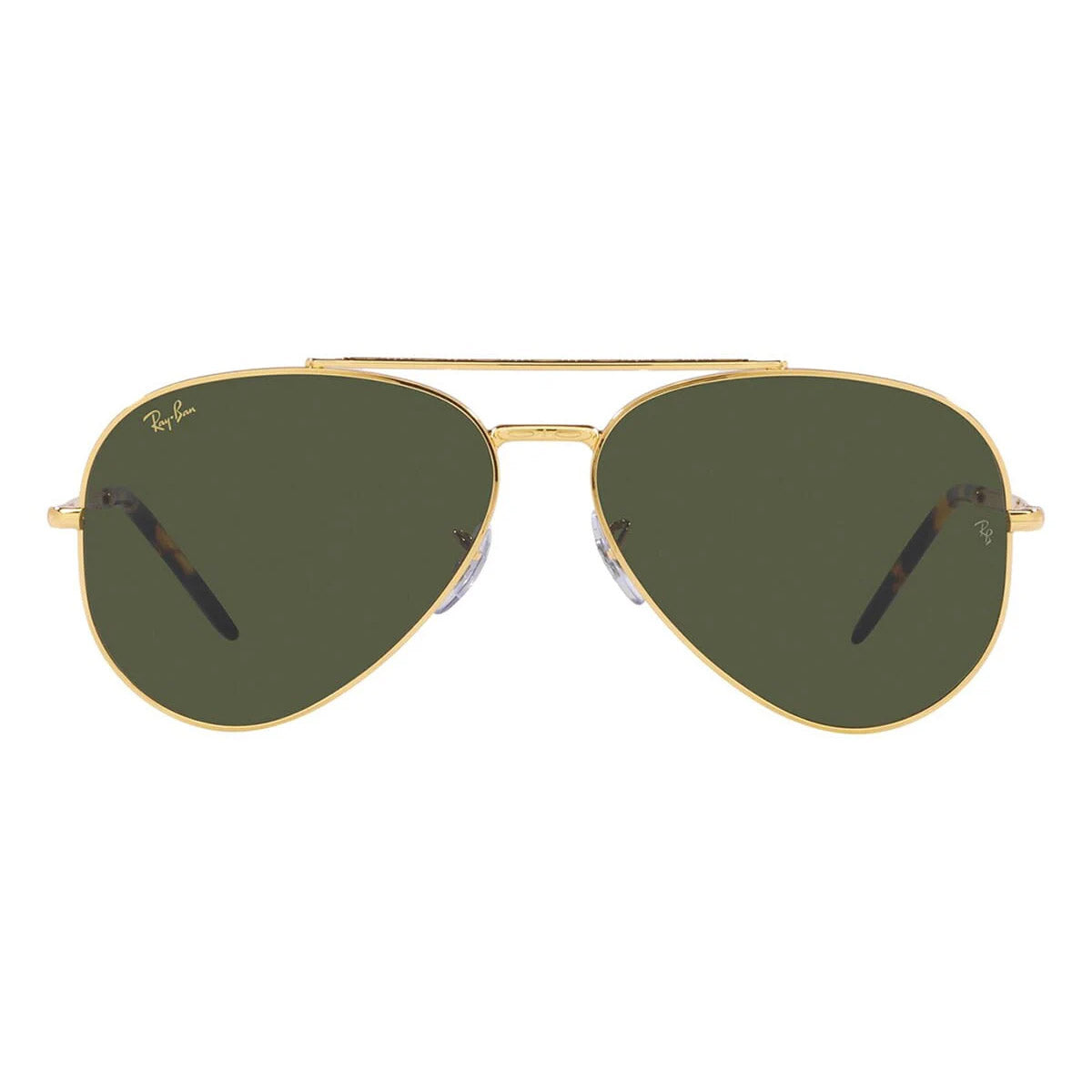Ray-Ban Gold Green New Aviator Sunglasses RB3625