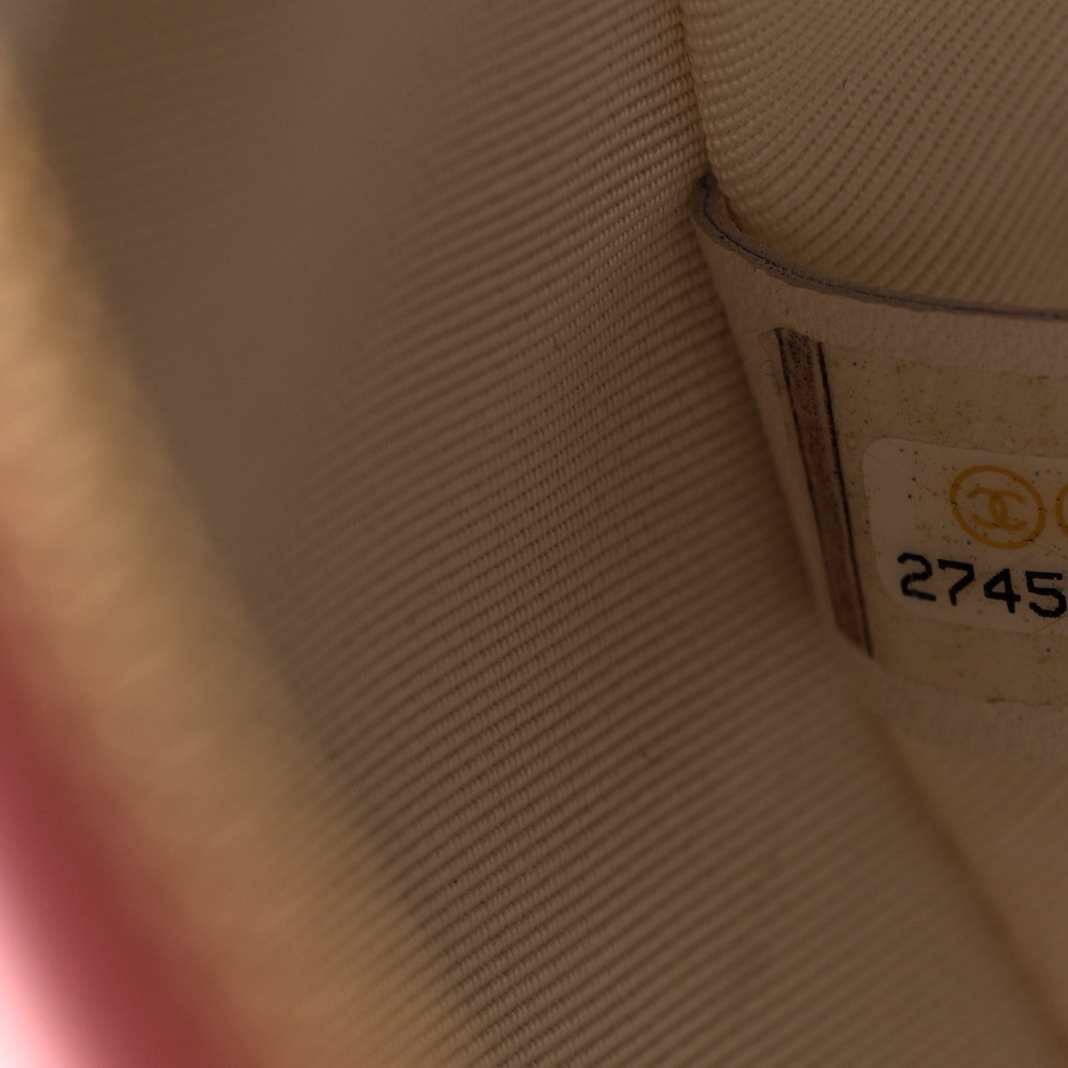 Calfskin Coco Beach Ball Bag White Pink