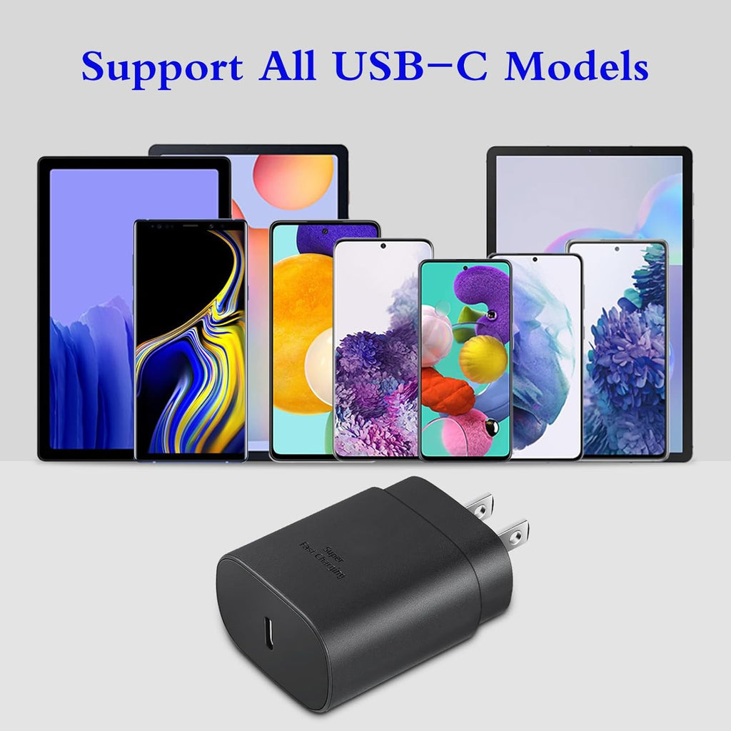 Entronix Wall Charger Combo - USB-C Charging Adapter for iPhone, Galaxy, and More