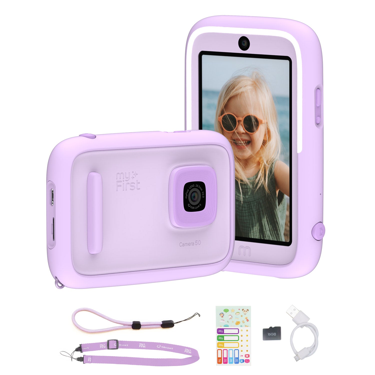 myFirst Camera 50 - Kids Ai Camera, HD Video  (Blue)