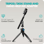 Movo HMT-2 Tabletop Tripod Microphone Stand