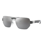 Ray-Ban Irregular Silver Mirror Polarized Sunglasses RB3672