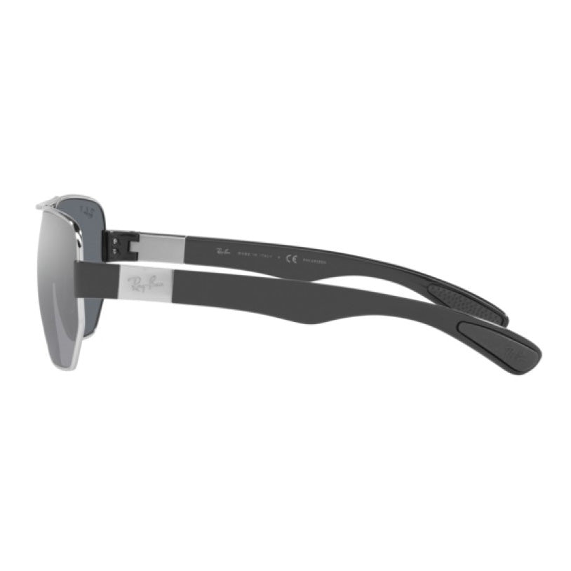 Ray-Ban Irregular Silver Mirror Polarized Sunglasses RB3672
