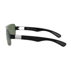 Ray-Ban Irregular Gunmetal Green Sunglasses RB3672