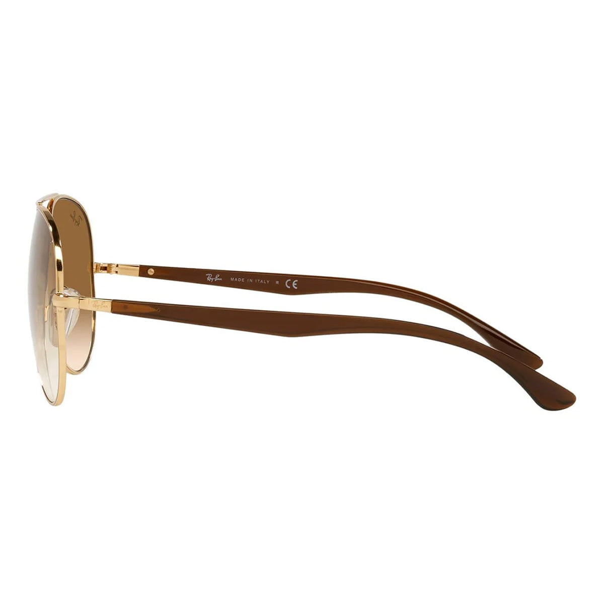 Ray-Ban Pilot Gold Brown Gradient Sunglasses RB3675