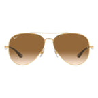 Ray-Ban Pilot Gold Brown Gradient Sunglasses RB3675
