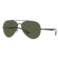 Ray-Ban Pilot Black Green Sunglasses RB3675