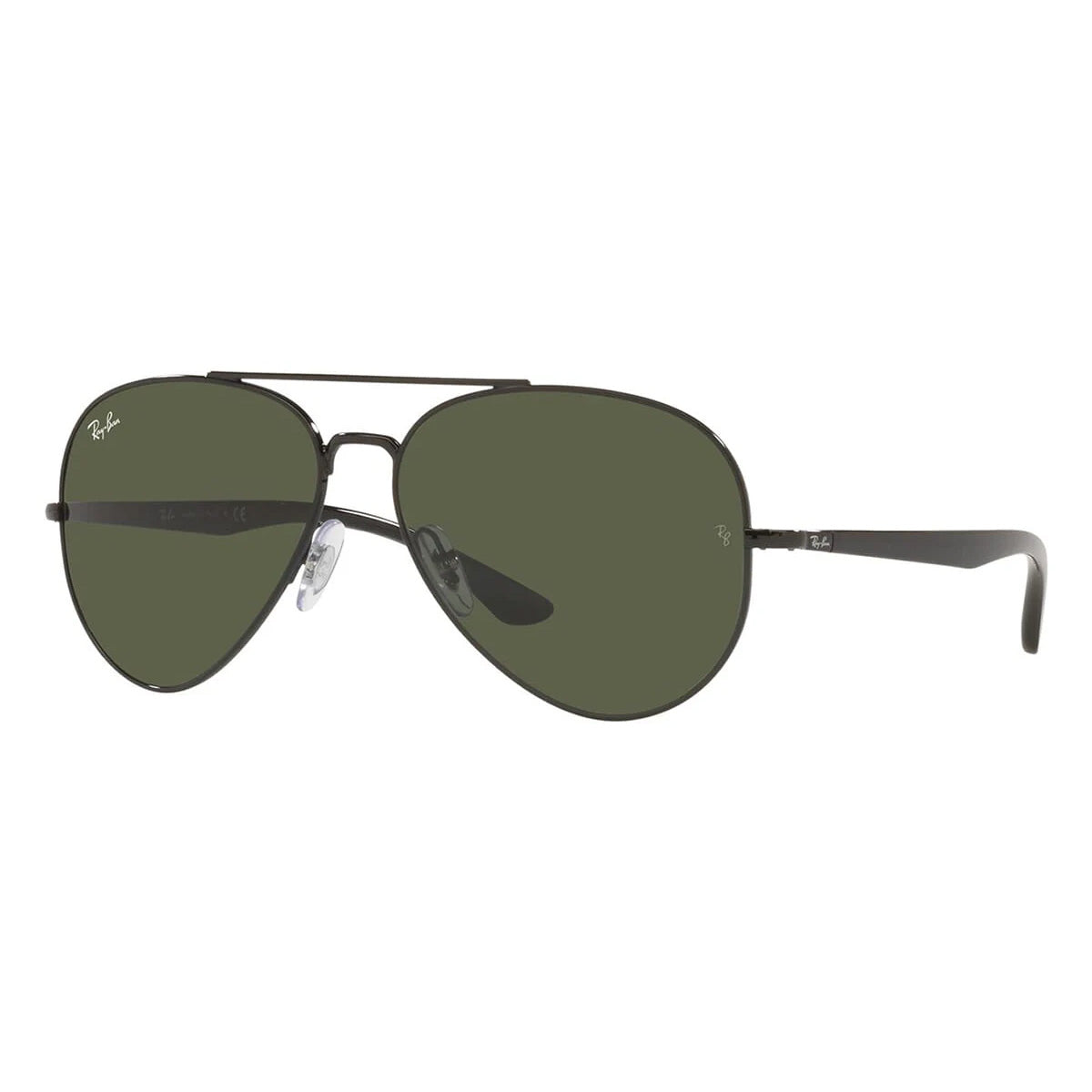 Ray-Ban Pilot Black Green Sunglasses RB3675