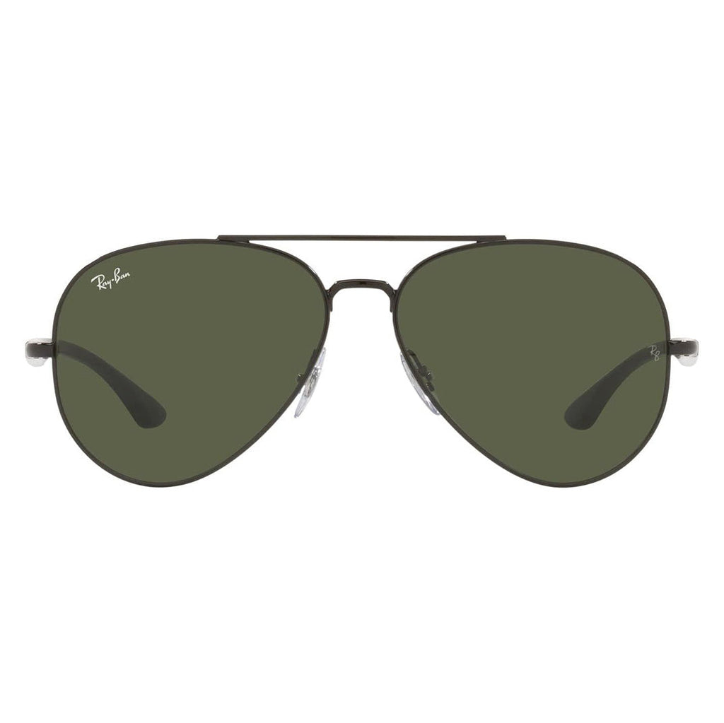 Ray-Ban Pilot Black Green Sunglasses RB3675