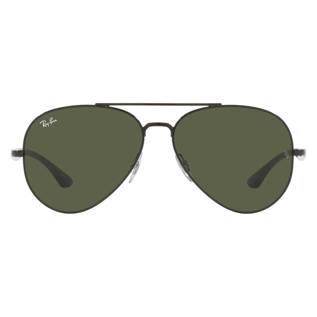 Ray-Ban Pilot Black Green Sunglasses RB3675