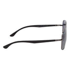 Ray-Ban Square Gunmetal Blue Grey Polarised Sunglasses RB3683