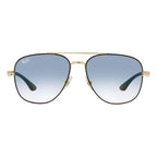 Ray-Ban Square Black Gold Blue Gradient Sunglasses RB3683