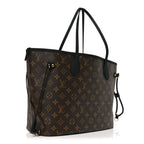 Monogram Calfskin Neo Neverfull Inside Out MM Black