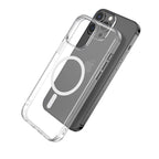Reiko Magnetic Wireless Charging Tpu Bumper Case For Iphone 13 Pro In Clear