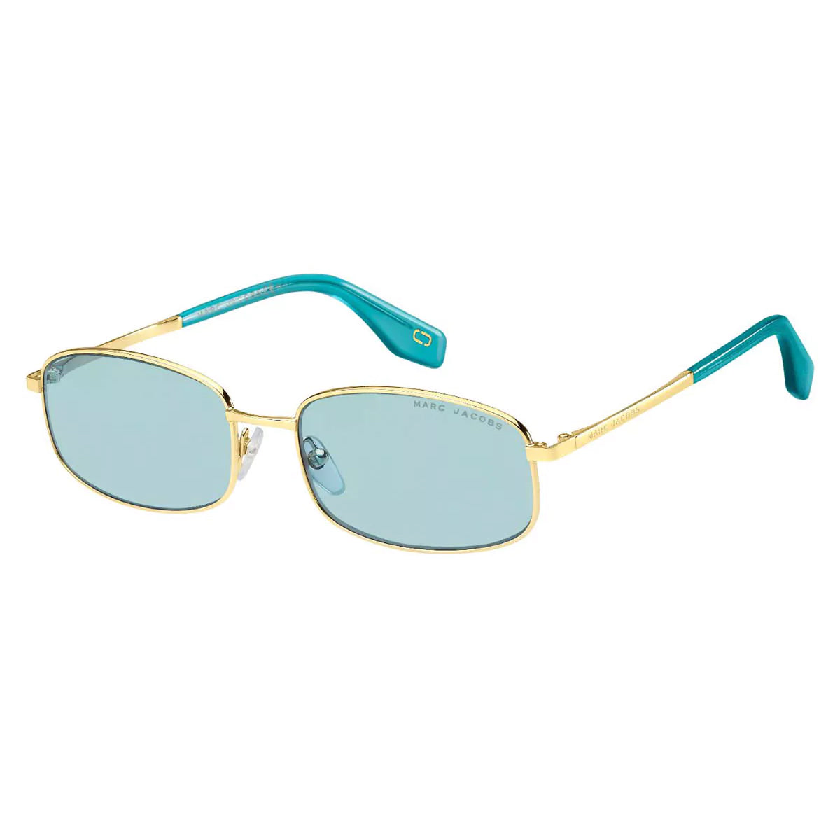 Marc Jacobs Women's Sunglasses Rectangular Blue/Gold