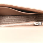 Soft Calfskin Impunture Diagramme Medium Chain Flap Shoulder Bag Cipria