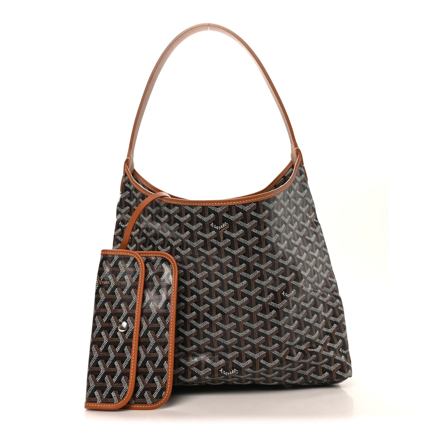 Goyardine Boheme Hobo Black Gold