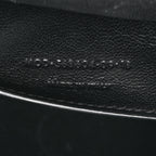 Suede All-Over Monogram Small Le Monogramme Satchel Black