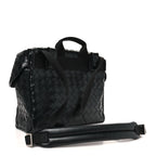 Nappa Intrecciato Postino Messenger Black