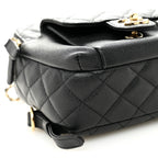 Caviar Quilted Small CC Day Backpack Black