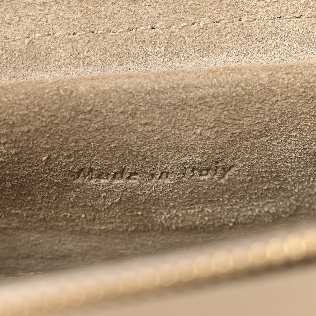 Grained Calfskin Micro Belt Bag Light Taupe