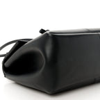 Calfskin Medium Falcon Shoulder Bag Black