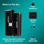 Movo Wireless Mini UC - Lav Mic System for USB-C