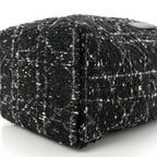 Tweed Cannage Small Vertical Toujours Black